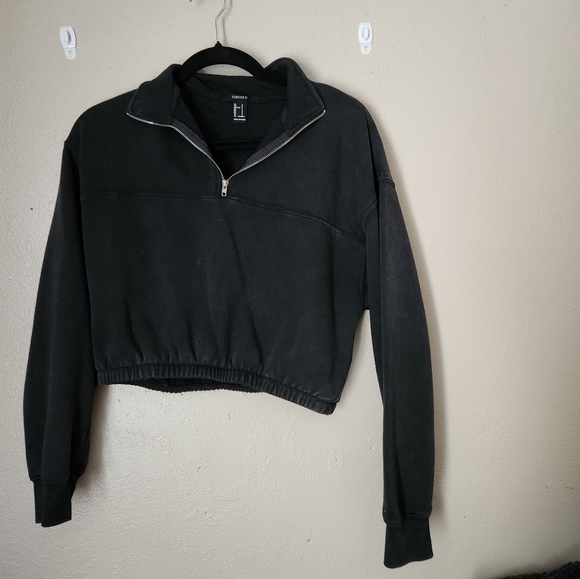 Black & Grey Crop Top Bundle - Forever 21, Shein, & Hot Topic - Picture 2 of 15